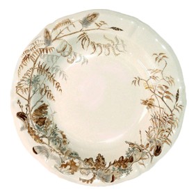 Gien, Sologne, Soup plates, set of 4