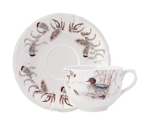 Gien, Sologne, Jumbo cup & saucer