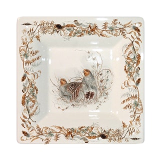 Gien, Sologne, Square candy tray large