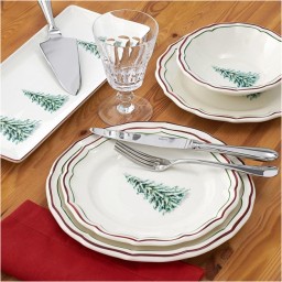 Gien, Filet Noël, Oblong serving tray