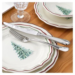 Gien, Filet Noël, Dessert plates, set of 4