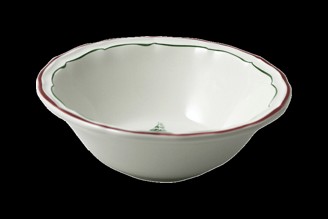 Gien, Filet Noël, Cereal bowls large, set of 2