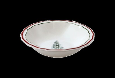 Gien, Filet Noël, Cereal bowls, set of 4