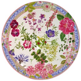 Gien, Millefleurs, Cake platter