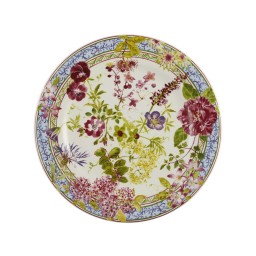 Gien, Millefleurs, Dessert plates, set of 4