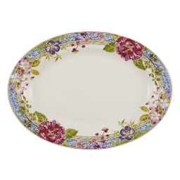 Gien, Millefleurs, Oval platter