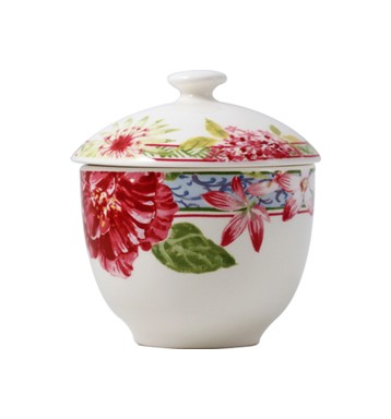 Gien, Millefleurs, Sugar bowl