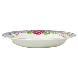 Gien, Millefleurs,  Deep round platter