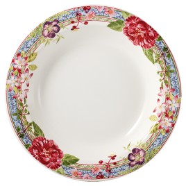 Gien, Millefleurs,  Deep round platter