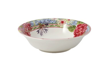 Gien, Millefleurs, US Cereal bowls, set of 4