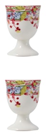 Gien, Millefleurs, Egg cups, set of 2