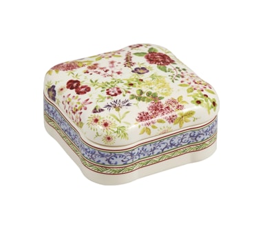 Gien, Millefleurs, Square candy box