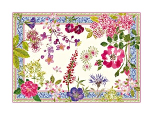 Gien, Millefleurs, Placemat, set of 2