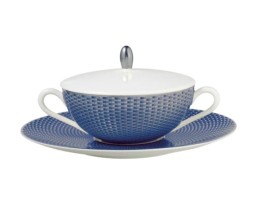 Raynaud, Trésor bleu, Cream soup saucer