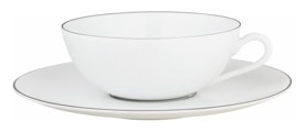 Raynaud, Monceau Platinum, Tea cup extra and saucer