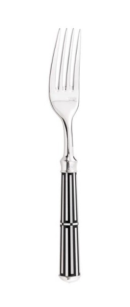 Ercuis, Arts decoratifs paquebot black, Dinner fork