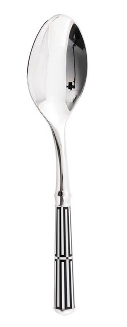 Ercuis, Arts decoratifs paquebot black, Serving spoon