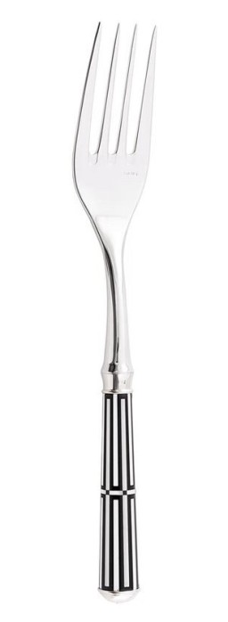 Ercuis, Arts decoratifs paquebot black, Serving fork