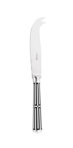 Ercuis, Arts decoratifs paquebot black, Cheese knife 2 prongs