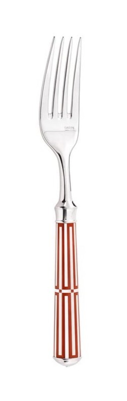 Ercuis, Arts decoratifs paquebot mahogany, Dinner fork