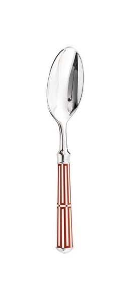 Ercuis, Arts decoratifs paquebot mahogany, Dessert spoon