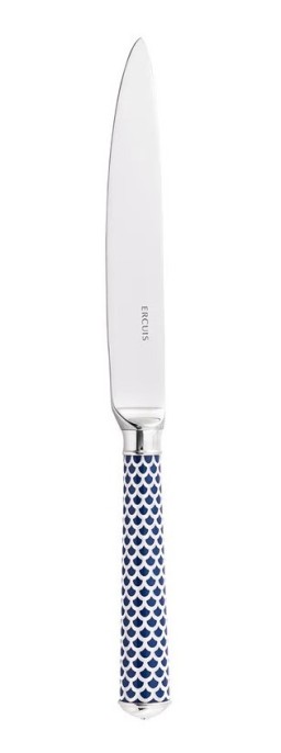 Ercuis, Arts decoratifs coupole navy blue, Dinner knife