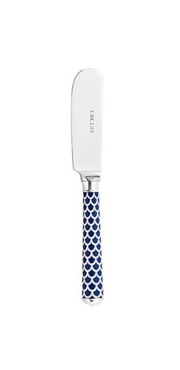 Ercuis, Arts decoratifs coupole navy blue, Individual butter knife