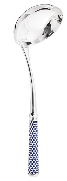 Ercuis, Arts decoratifs coupole navy blue, Soup ladle