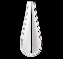 Christofle, Perles cutlery, silver plated, Cream soup spoon
