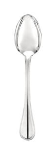 Christofle, Perles cutlery, silver plated, Dessert spoon