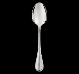 Christofle, Perles cutlery, silver plated, Standard dinner spoon
