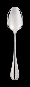 Christofle, Perles cutlery, silver plated, Standard dinner spoon