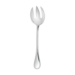 Christofle, Perles cutlery, silver plated, Salad serving fork
