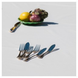 Christofle, Malmaison cutlery, silver plated, Fish fork