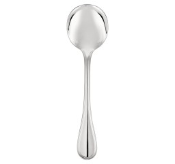 Christofle, Albi cutlery, silver plated, Cream soup spoon
