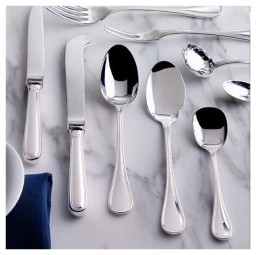 Christofle, Albi cutlery, silver plated, Standard soup spoon