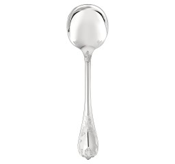 Christofle, Marly, silver plated, Cream soup spoon