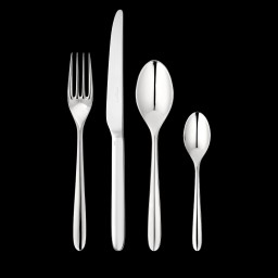 Christofle, Mood, MOOD 24-Piece Flatware Set with Chest