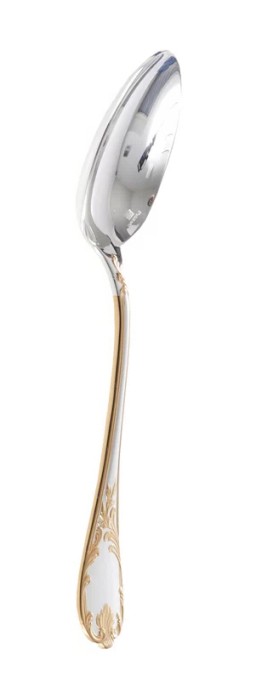 Christofle, Marly, silver plated - gold accent, Table spoon