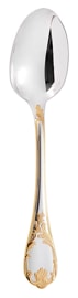 Christofle, Marly, silver plated - gold accent, Serving spoon