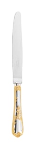 Christofle, Marly, silver plated - gold accent, Dessert knife