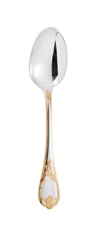 Christofle, Marly, silver plated - gold accent, Tea spoon