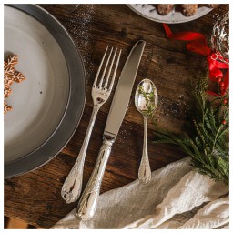 Christofle, Marly, silver plated - gold accent, Cheese knife