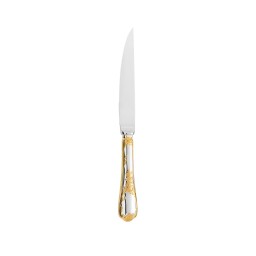 Christofle, Marly, silver plated - gold accent, Steak knife