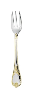 Christofle, Marly, silver plated - gold accent, Cake fork