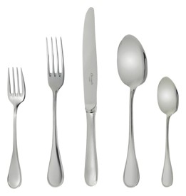 Christofle, Albi Acier cutlery, stainless steel, 5-Piece flatware set