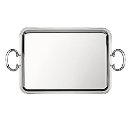 Christofle, Albi accessories, Rectangular Tray with Handles