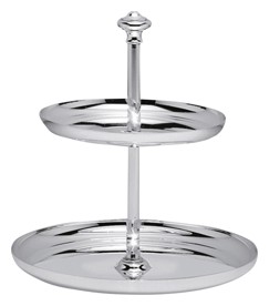 Christofle, Albi accessories, 2 tier pastry stand