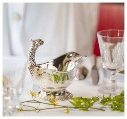 Christofle, Malmaison accessories, Gravy boat
