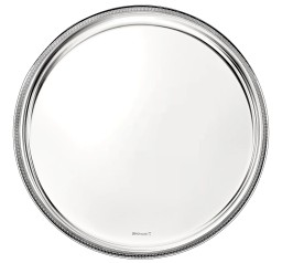Christofle, Malmaison accessories, Round tray large